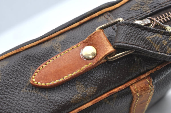 Authentic Louis Vuitton Monogram Danube Shoulder Cross Bag M45266 Junk 0967I
