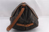 Authentic Louis Vuitton Monogram Saumur 35 Shoulder Cross Bag M42254 LV 0968F