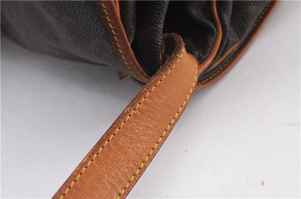 Authentic Louis Vuitton Monogram Saumur 35 Shoulder Cross Bag M42254 LV 0968F