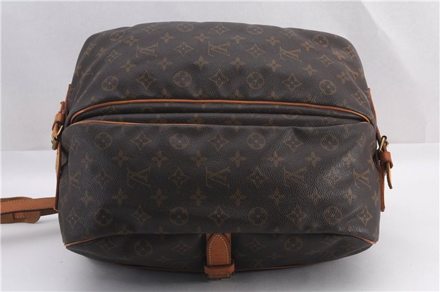 Authentic Louis Vuitton Monogram Saumur 35 Shoulder Cross Bag M42254 LV 0968F