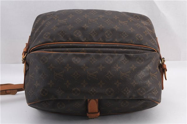 Authentic Louis Vuitton Monogram Saumur 35 Shoulder Cross Bag M42254 LV 0968F