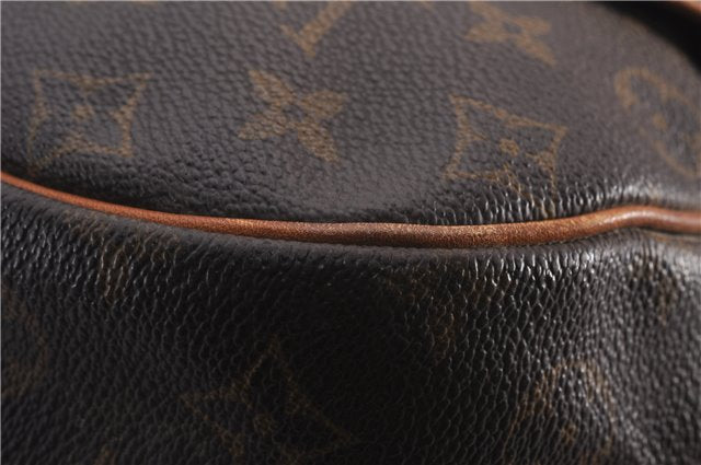 Authentic Louis Vuitton Monogram Saumur 35 Shoulder Cross Bag M42254 LV 0968F