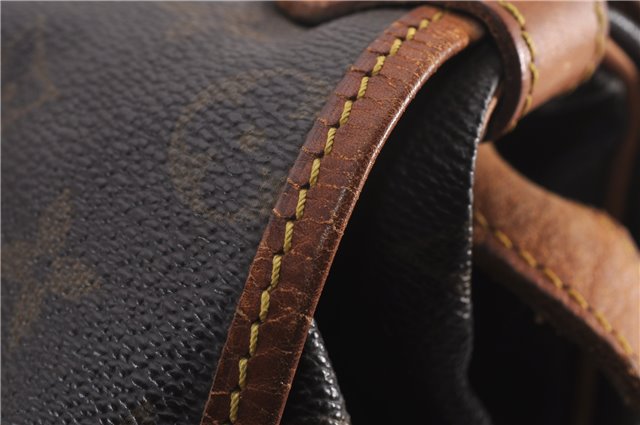 Authentic Louis Vuitton Monogram Saumur 35 Shoulder Cross Bag M42254 LV 0968F