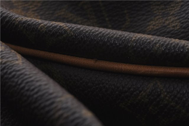 Authentic Louis Vuitton Monogram Saumur 35 Shoulder Cross Bag M42254 LV 0968F