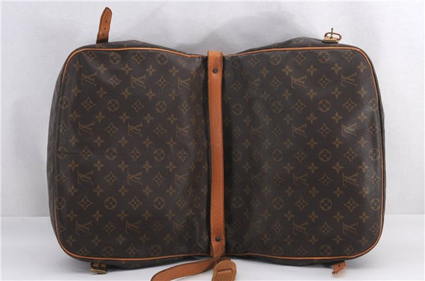 Authentic Louis Vuitton Monogram Saumur 35 Shoulder Cross Bag M42254 LV 0968F