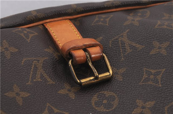 Authentic Louis Vuitton Monogram Saumur 35 Shoulder Cross Bag M42254 LV 0968F
