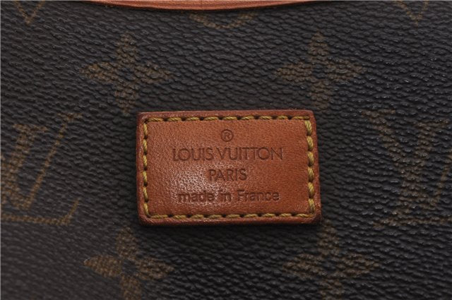 Authentic Louis Vuitton Monogram Saumur 35 Shoulder Cross Bag M42254 LV 0968F