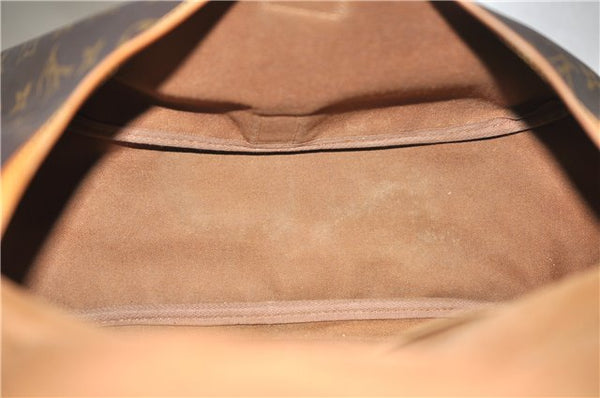 Authentic Louis Vuitton Monogram Saumur 35 Shoulder Cross Bag M42254 LV 0968F