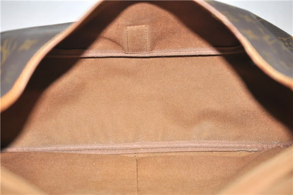 Authentic Louis Vuitton Monogram Saumur 35 Shoulder Cross Bag M42254 LV 0968F