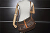 Authentic Louis Vuitton Monogram Saumur 35 Shoulder Cross Bag M42254 LV 0968F