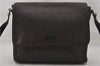 Authentic GUCCI Diamante Shoulder Cross Body Bag PVC Leather 223665 Brown 0968G