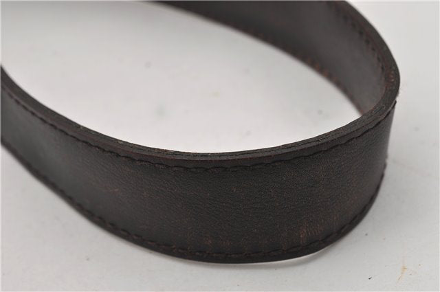 Authentic GUCCI Diamante Shoulder Cross Body Bag PVC Leather 223665 Brown 0968G