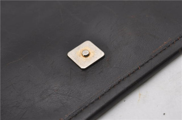 Authentic GUCCI Diamante Shoulder Cross Body Bag PVC Leather 223665 Brown 0968G