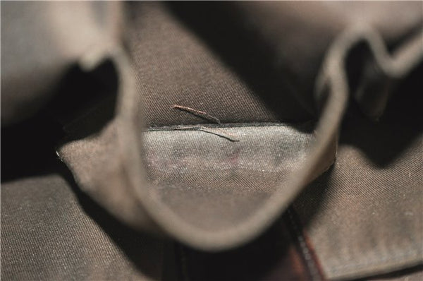 Authentic GUCCI Diamante Shoulder Cross Body Bag PVC Leather 223665 Brown 0968G