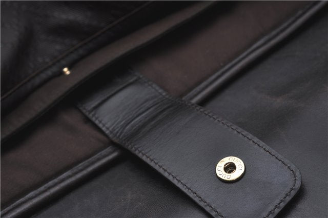 Authentic GUCCI Diamante Shoulder Cross Body Bag PVC Leather 223665 Brown 0968G