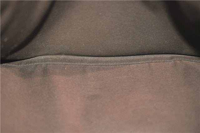 Authentic GUCCI Diamante Shoulder Cross Body Bag PVC Leather 223665 Brown 0968G