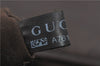 Authentic GUCCI Diamante Shoulder Cross Body Bag PVC Leather 223665 Brown 0968G