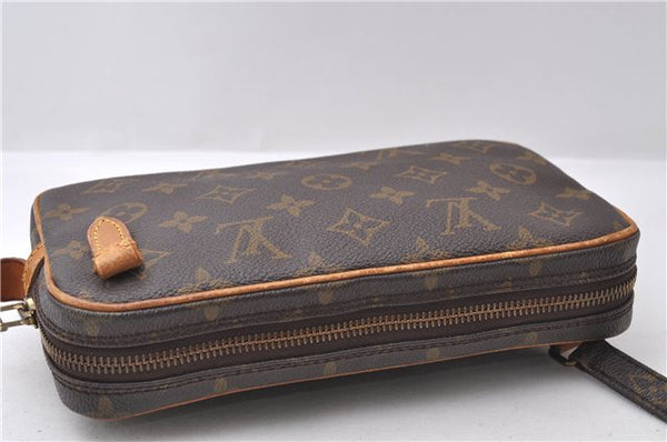 Auth Louis Vuitton Monogram Marly Bandouliere Shoulder Cross Bag LV Junk 0969D