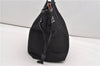 Authentic PRADA TESSUTO SAFFIANO Nylon Leather Tote Bag BR3924 Black 0970G