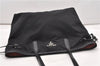 Authentic PRADA TESSUTO SAFFIANO Nylon Leather Tote Bag BR3924 Black 0970G