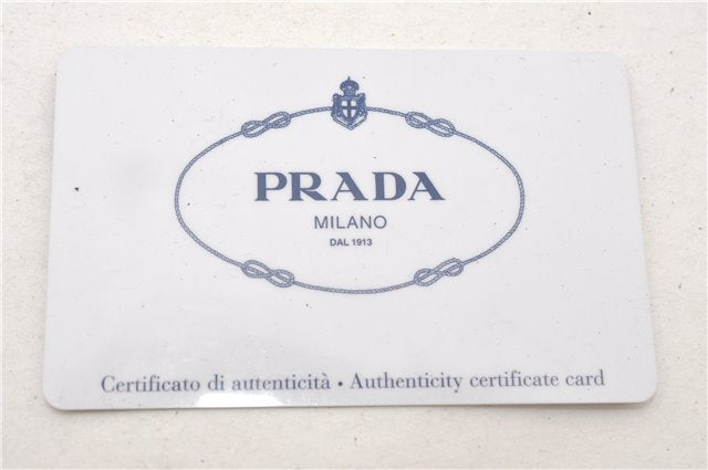 Authentic PRADA TESSUTO SAFFIANO Nylon Leather Tote Bag BR3924 Black 0970G
