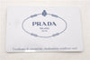 Authentic PRADA TESSUTO SAFFIANO Nylon Leather Tote Bag BR3924 Black 0970G