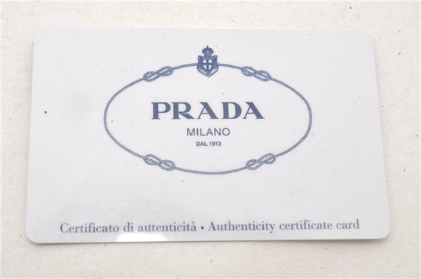 Authentic PRADA TESSUTO SAFFIANO Nylon Leather Tote Bag BR3924 Black 0970G