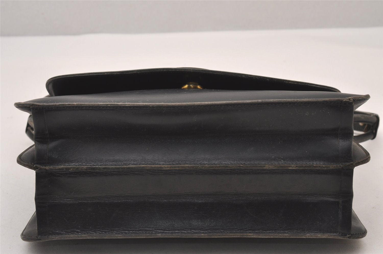 Authentic Christian Dior Shoulder Cross Body Bag Purse Leather Black CD 0970I