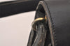 Authentic Christian Dior Shoulder Cross Body Bag Purse Leather Black CD 0970I