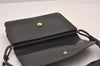 Authentic Christian Dior Shoulder Cross Body Bag Purse Leather Black CD 0970I