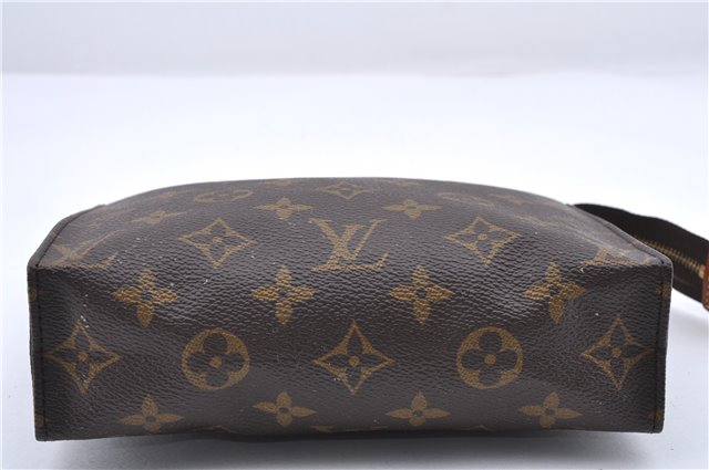 Auth Louis Vuitton Monogram Poche Toilette 19 Cosmetics Pouch M47544 LV 0971D