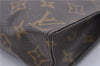 Auth Louis Vuitton Monogram Poche Toilette 19 Cosmetics Pouch M47544 LV 0971D