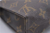 Auth Louis Vuitton Monogram Poche Toilette 19 Cosmetics Pouch M47544 LV 0971D