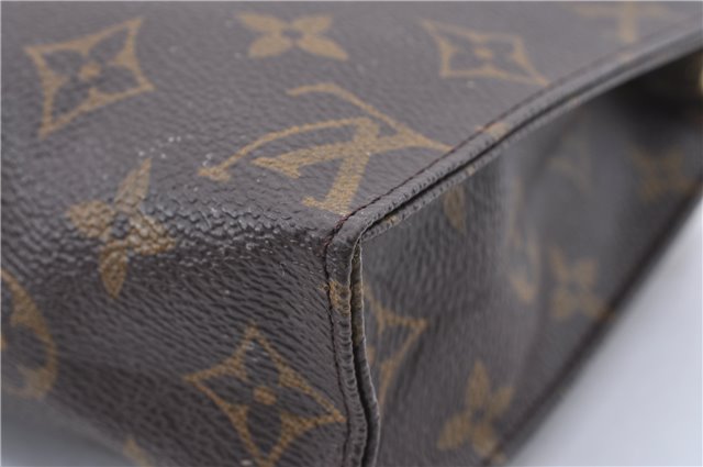 Auth Louis Vuitton Monogram Poche Toilette 19 Cosmetics Pouch M47544 LV 0971D