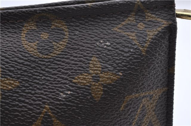 Auth Louis Vuitton Monogram Poche Toilette 19 Cosmetics Pouch M47544 LV 0971D