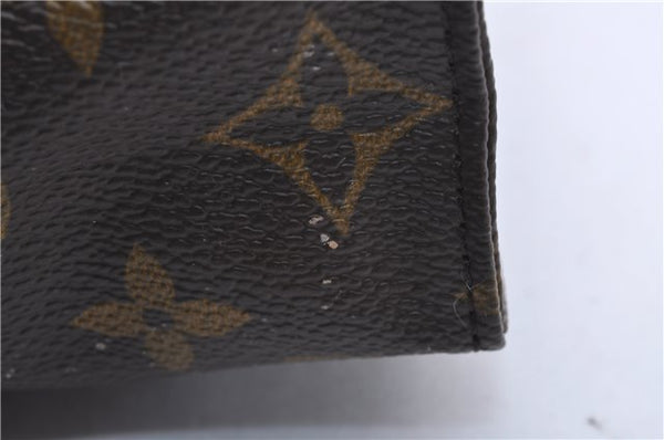 Auth Louis Vuitton Monogram Poche Toilette 19 Cosmetics Pouch M47544 LV 0971D