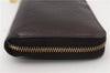 Authentic Louis Vuitton Vernis Zippy Wallet Purse Wine Red M93522 LV Box 0972F