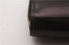 Authentic Louis Vuitton Vernis Zippy Wallet Purse Wine Red M93522 LV Box 0972F