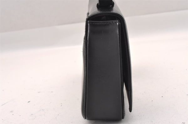 Authentic GUCCI Vintage Shoulder Bag Purse Leather Black Junk 0972I