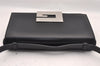 Authentic GUCCI Vintage Shoulder Bag Purse Leather Black Junk 0972I