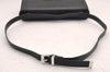 Authentic GUCCI Vintage Shoulder Bag Purse Leather Black Junk 0972I