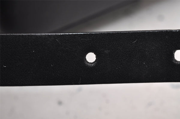 Authentic GUCCI Vintage Shoulder Bag Purse Leather Black Junk 0972I