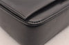 Authentic GUCCI Vintage Shoulder Bag Purse Leather Black Junk 0972I