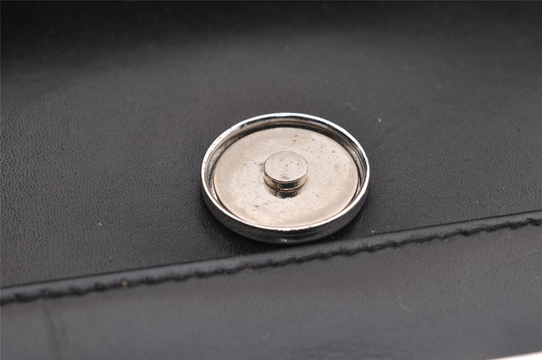 Authentic GUCCI Vintage Shoulder Bag Purse Leather Black Junk 0972I