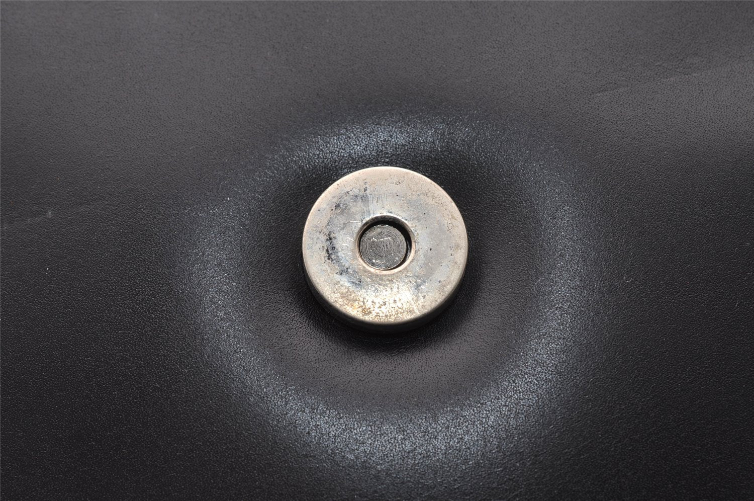 Authentic GUCCI Vintage Shoulder Bag Purse Leather Black Junk 0972I