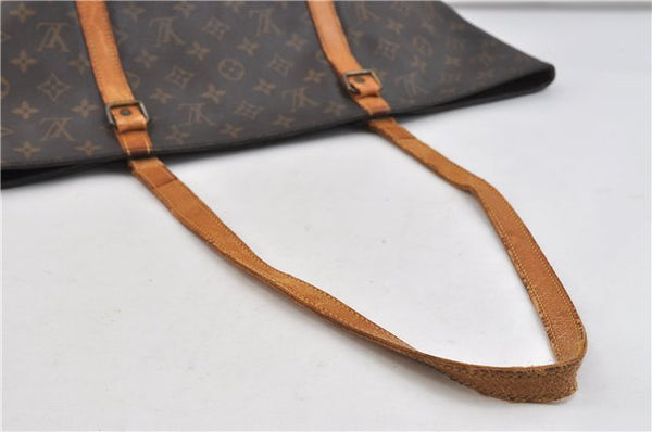 Authentic Louis Vuitton Monogram Sac Shopping PM Tote Bag M51108 LV Junk 0973D