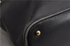 Authentic GUCCI Bamboo 2way Shoulder Hand Bag Leather 0000289 Black Junk 0973G