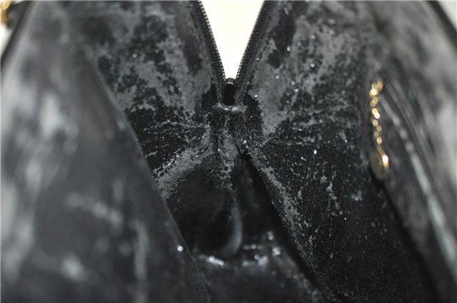 Authentic GUCCI Bamboo 2way Shoulder Hand Bag Leather 0000289 Black Junk 0973G