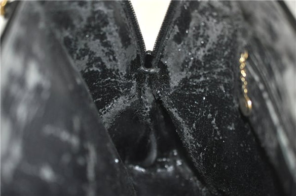 Authentic GUCCI Bamboo 2way Shoulder Hand Bag Leather 0000289 Black Junk 0973G