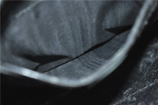 Authentic GUCCI Bamboo 2way Shoulder Hand Bag Leather 0000289 Black Junk 0973G